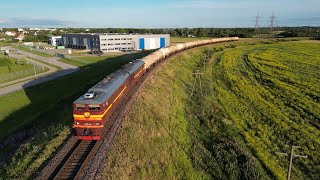 Тепловоз 2ТЭ116-662 близ ст. Маарду / 2TE116-662 near Maardu station