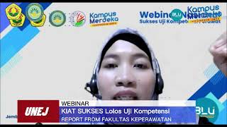 Webinar Kiat Sukses hadapai Uji Kompetensi Ners