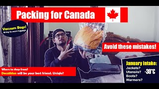 Packing for Canada | Watched many videos before making this