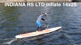 SUP Raceboard Test 2019 | INDIANA RS LTD Inflate 14x25