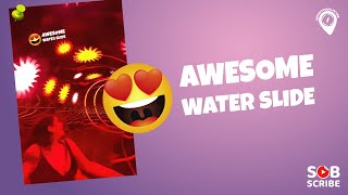 😍 Awesome Water Slide | Water Park | Adventure Island | Water Slide 🔥 ADVENTURES FEVER #shorts