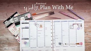 Weekly Functional Plan With Me | March 4, 2024