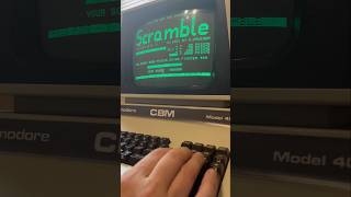 Early PC gaming: Loading Scramble from tape on a Commodore PET 4032 circa 1980 #retrogaming #80s