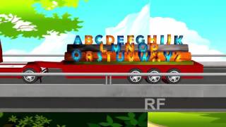 ABC Alphabet Songs for Children | ABCD Bus and Truck Songs in 3D for Kids | Children Nursery Rhymes