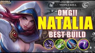 13 Kills!! Natalia NonStop Delete Enemy!! - Build Top 1 Global Natalia ~ MLBB