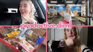 productive diml: gym, apple watch unboxing, internship | vlog | clark university