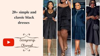 20+ simple and classic black dresses