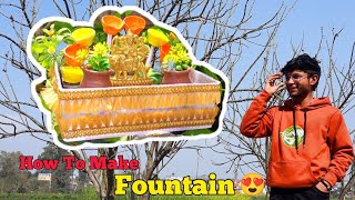 DIY Durga Mata || Water Fountain || Tutorial 😊😊