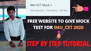 FREE WEBSITE FOR IMU_CET MOCK TESTS | 200 MARKS FULL TEST WITH PROPER ANALYSIS |