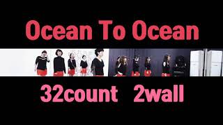 Ocean To ocean(Easy Intermediate)- Line Dance