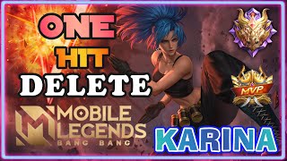 Karina KOF skin Broken Damage Mobile legends bang bang 2021