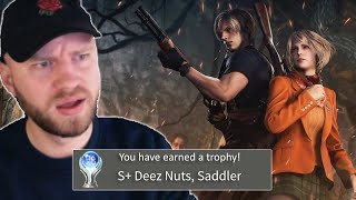 Resident Evil 4 Remake's Platinum is a GRIND