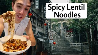 VEGAN Spicy Lentil Noodles (Chinese Inspired)