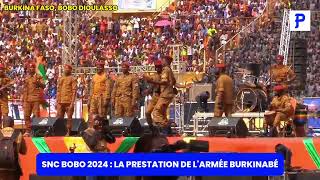 PRESTATION DE L'ARMÉE BURKINABÉ : au cérémonie d'ouverture de la SNC Bobo 2024