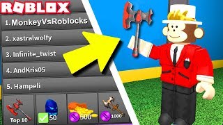 GETTING THE CHAMPION AXE!! *REALLY HARD* (Roblox Assassin)