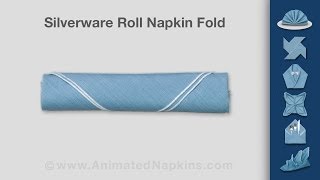 Napkin Folding | How to Make a Silverware Roll