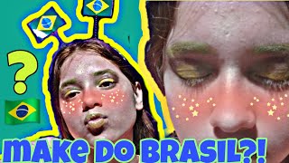 MAKE-UP DO BRASIL?ESPINHAS VIERAM?! | ANINHA GLIR