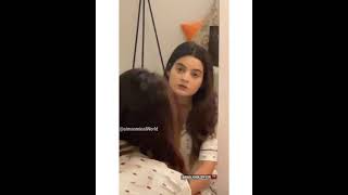 Minal Khan Doing Her Makeup After Her Marriage