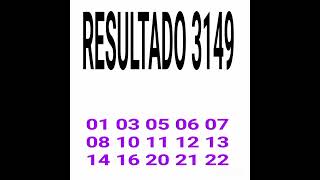 RESULTADO DA LOTOFACIL 3249