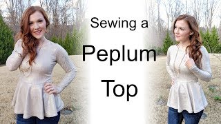 Sewing a Peplum Top