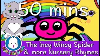 Incy Wincy Spider with Lyrics & more of the best kids songs & nursery rhymes