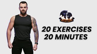 Full Body Fat Burning Bodyweight Workout | 20 Minutes 20 Exercises