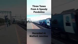 Speedy Pendolino Tones At WFJ