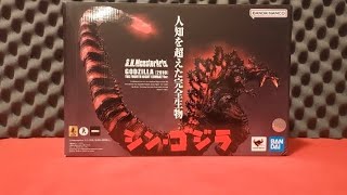 S.H. monsterarts shin godzilla (4th night combat ver.) Unboxing and Review