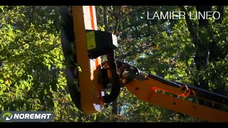 NOREMAT - MAGISTRA 83T | et lamier Lineo sur tracteur Valtra