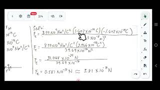 Sample Problem One Proton and One Electron Coulomb's Law