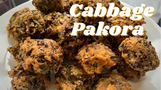 Crispy Cabbage Pakora Recipe/Easy Snacks Recipe/Patta Gobhi Bhaji/বাঁধাকপির পকোড়া/Satvik Food