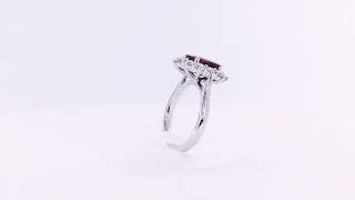 RUBY AND DIAMOND VINTAGE RING BY GEMRIZE