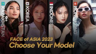 2023 Face of Asia Early Votingㅣ Female Group 2ㅣ Indonesia, Kazakhstan, Korea, Hong Kong