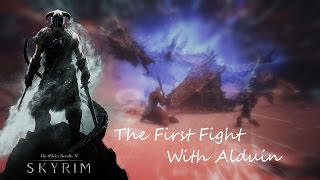 The First Fight with Alduin - Skyrim Mod Me Please! Growing Up in Skyrim S2E6