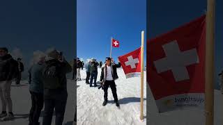 Our student ambassador Sami took a breathtaking journey to Jungfraujoch!🇨🇭