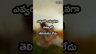 లవ్ quotations #shorts #quotes #telugu #love #emotional