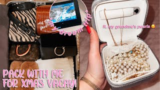 pack with me for CHRISTMAS VACATION! | VLOGMAS DAY 20