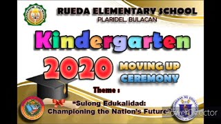 Virtual Moving Up Ceremony of Rueda Elementary School Kindergarten Class of 2020