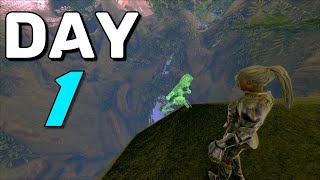 I lived in a HIDDEN TREE BASE on Bloody Ark Duos- ARK PvP