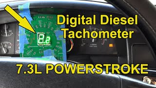 7.3L Powerstroke Digital Tachometer