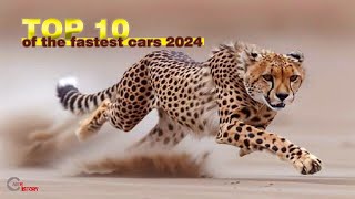 10 of the fastest cars in the world 2024 | Car history