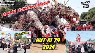 KARNAVAL KECAMATAN BINANGUN / PAWAI HUT RI KE 79 2024 PALING KREATIF