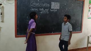 Spoken English ||Saying hello and good bye to someone ||achantamani