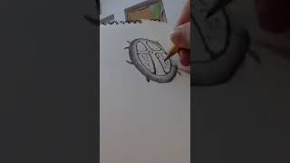 Speed art | pencil | shield #drawing