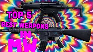 TOP 5 BEST WEAPONS IN MODERN WARFARE BETA