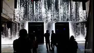 Immersive Experience Digital Art Works  -- LED Immersive WaterFall  --Gooest , HaiNan , China, 2021