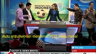 Adu Argumentasi Tentang Pembekuan PSSI Oleh Menpora Selalu Hangat Diperdebatkan