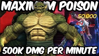 Maximum Poison! Rank 5 OG Abomb Full Synergy Team! 500k Damage A Minute! Best Poison Champ In Game!