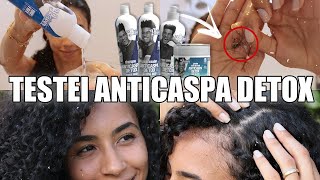 TESTEI A LINHA ANTICASPA DETOX PARA CABELOS COM CURVATURA!!! | Ludmila Reis