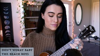 Don't Worry Baby / Beach Boys (acoustic ukulele cover Bailey Rushlow)